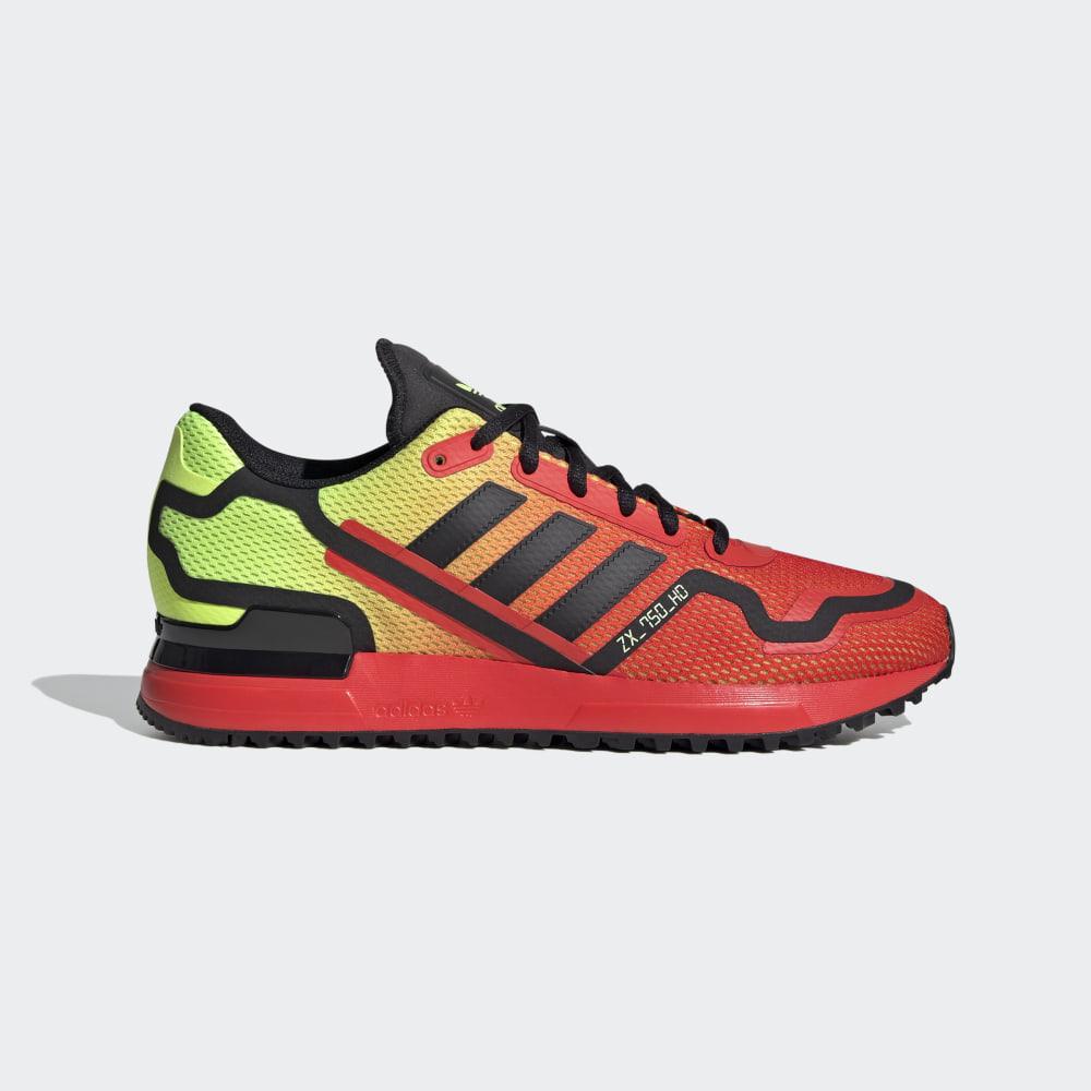 Originals Adidas ZX 750 HD Barbati Romania - Rosii/Negrii/Galbeni FV8489